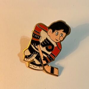 Philadelphia Flyers Enamel Pin - Black, Red, Gold